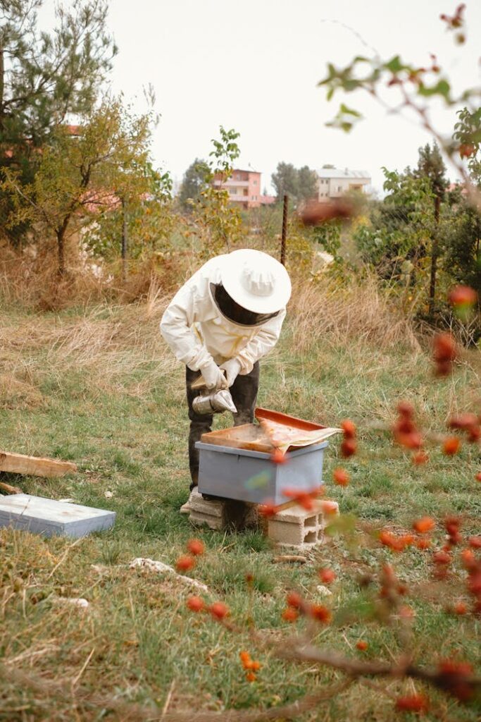Beekeeper at Work